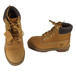 Timberland 6 inch Wheat Boys Juniors Size 3.5 M Boots 12909 200 Gram Waterproof